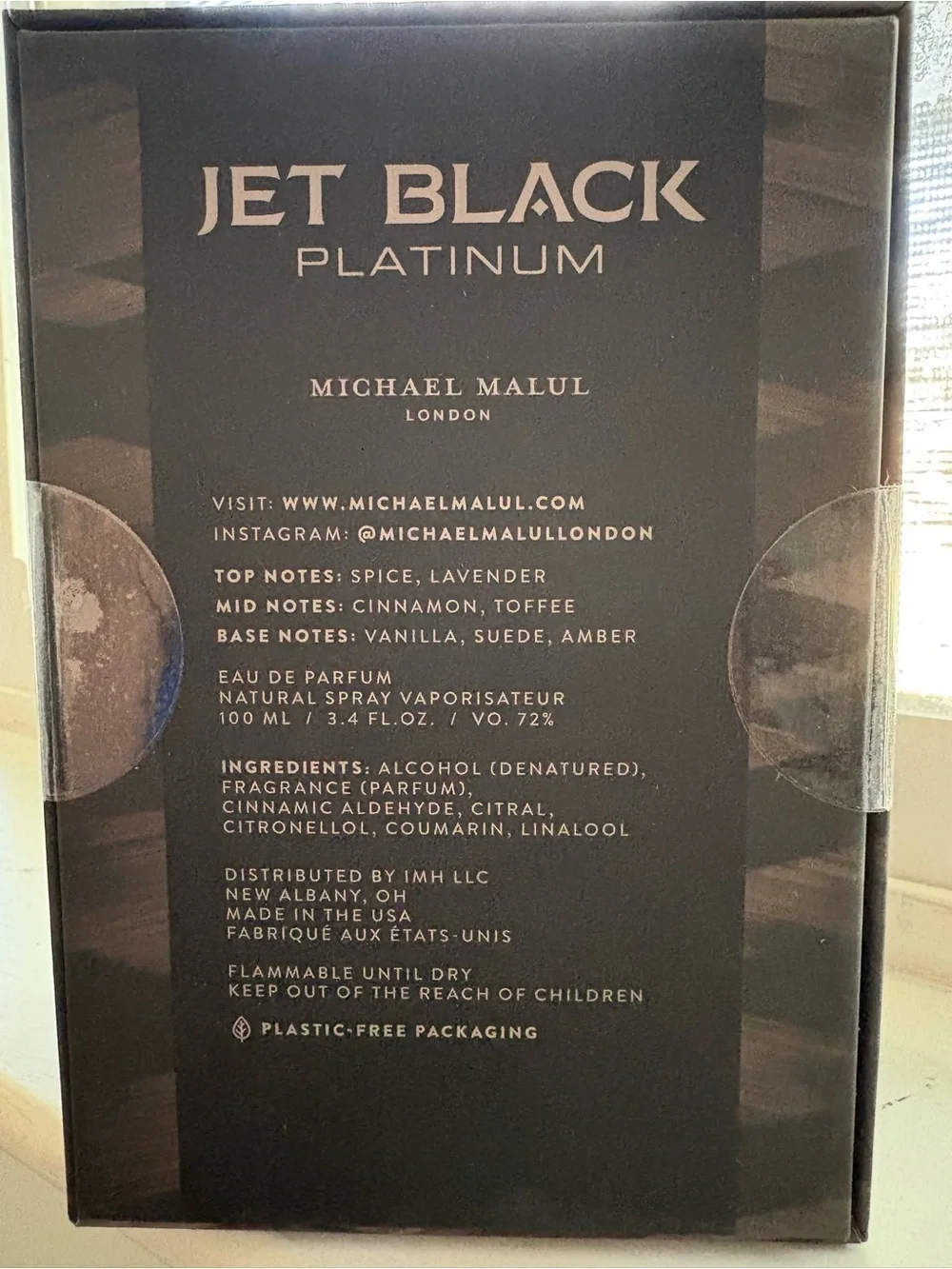 Michael Malul Jet Black Platinum